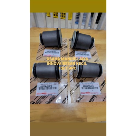 BUSHING LOW ARM BESAR KECIL 1SET 4PC INNOVA HILUX BOS ARM SET INNOVA