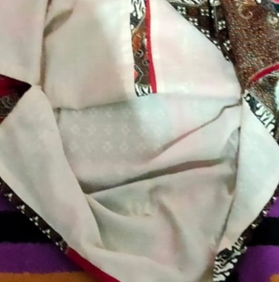 Kemeja Batik Semi Sutra Exclusive Puring Istimewa Bahu Pakai Busa