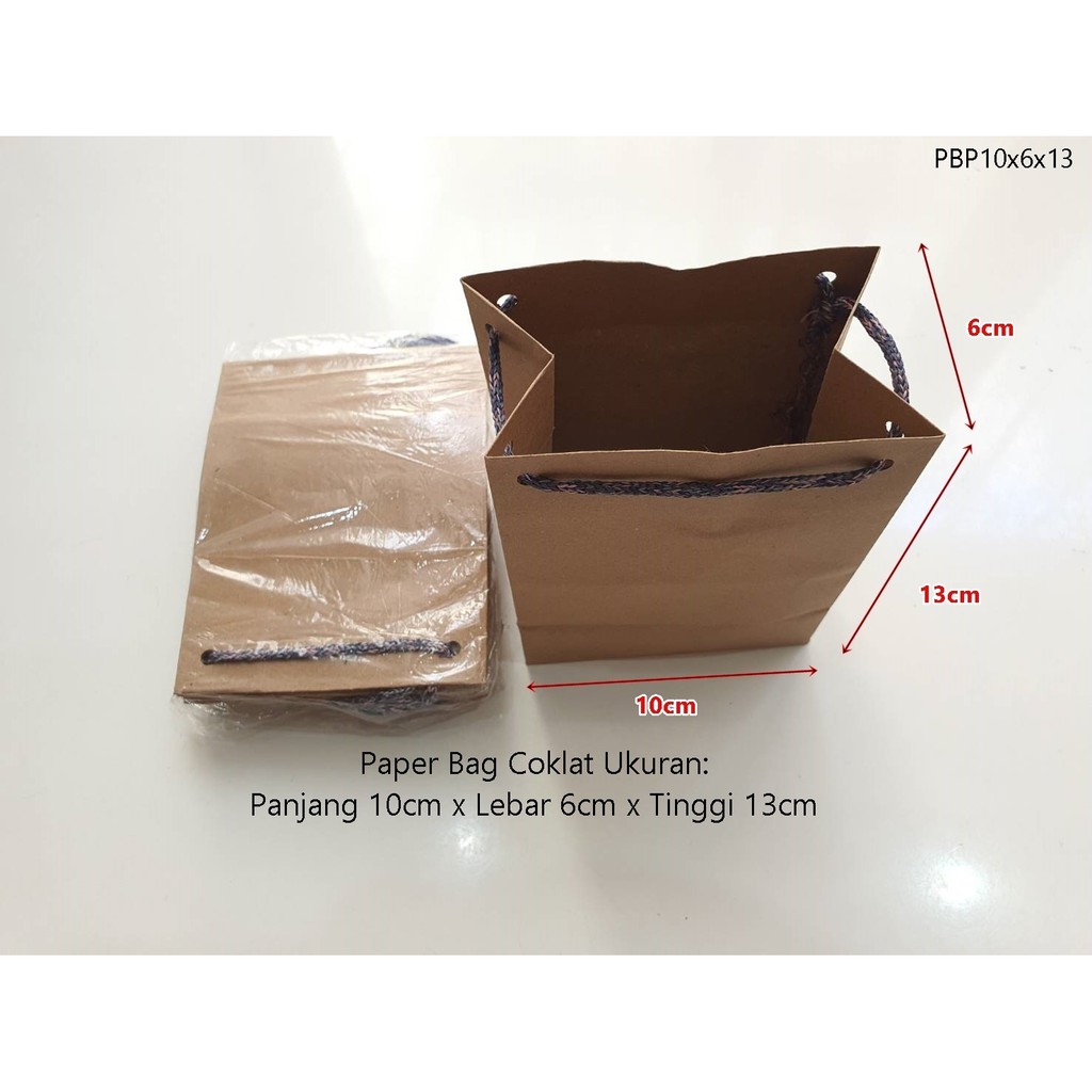 

Paperbag mini Paper Bag kecil Tas kertas 10x6x13 Goodie bag souvenir Tas kantong belanja shopping