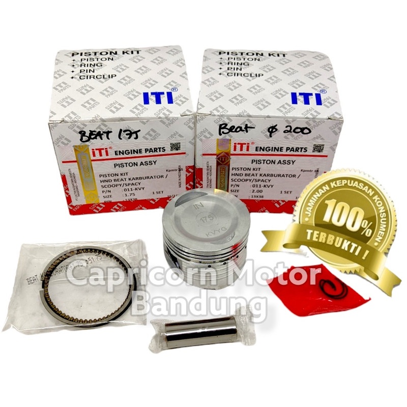 Piston Kit BEAT SPACY SCOOPY KARBU ITI oversize 125 150 175 200