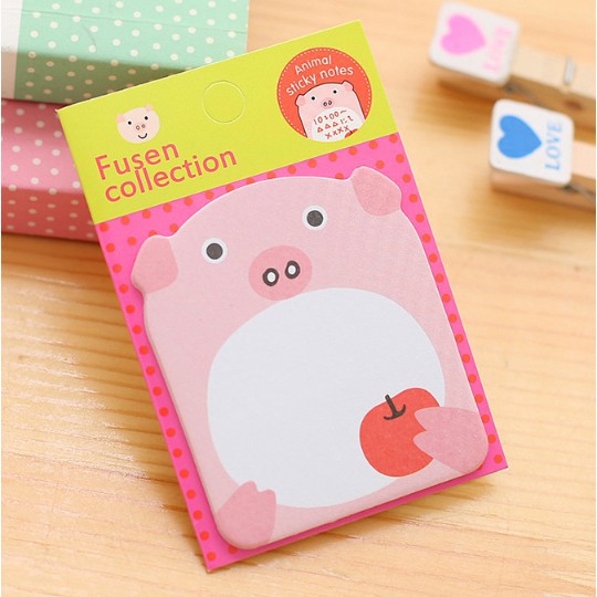 Sticky Notes Animal Memo Paper Animal / Tempelan Kertas Memo Karakter Lucu Unik / TS-78