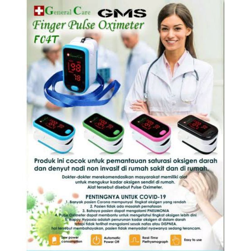 Finger pulse oximeter SP02 General Care / pulse oximeter