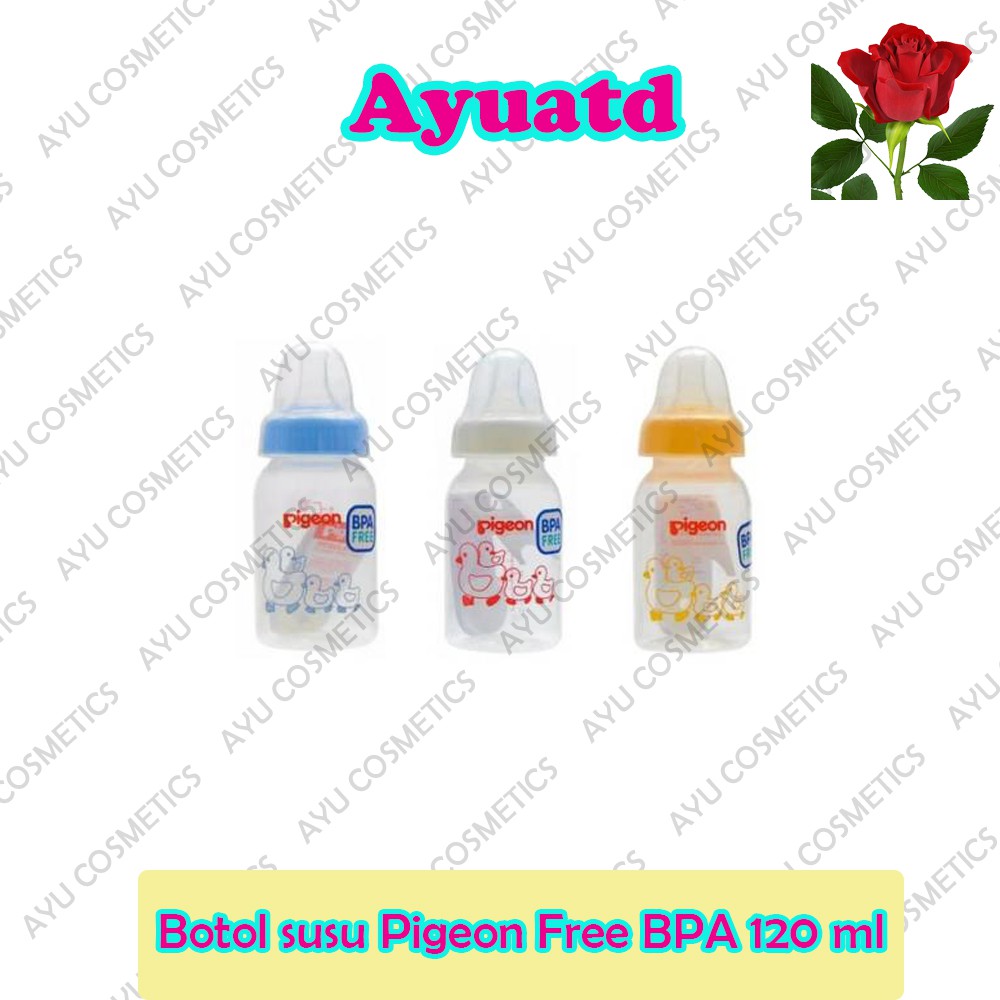 Botol susu Pigeon Free BPA 120 ml