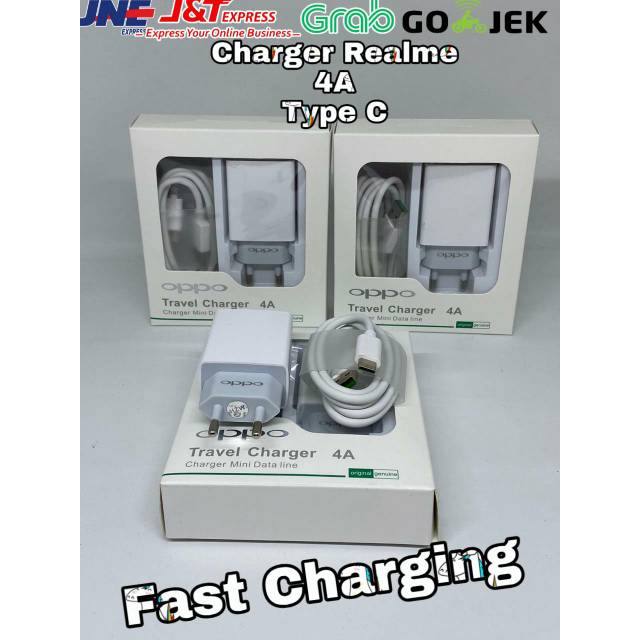 CHARGER REALME FAST CHARGING 4A TIPE C  / TRAVEL CHARGER REALME TYPE C 4A FAST CHARGING