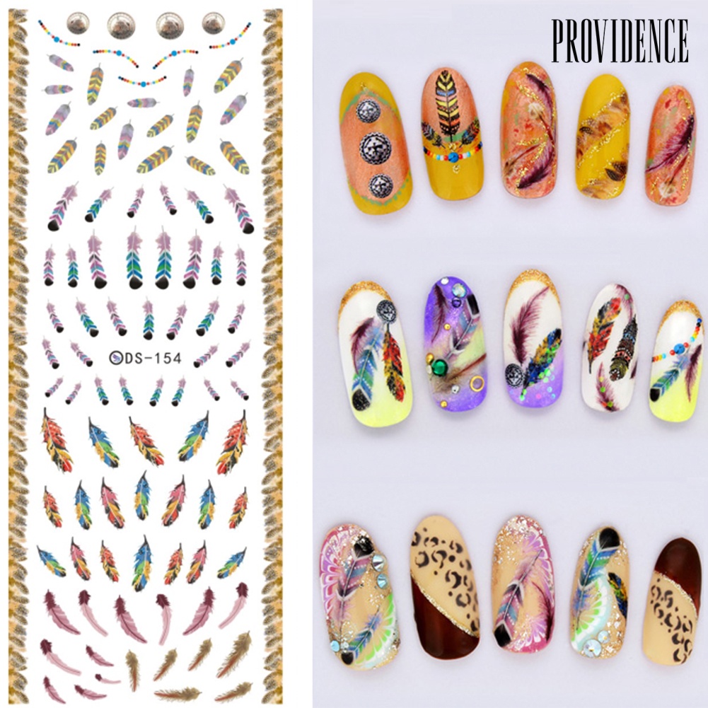 Providence Stiker Kuku Water Transfer Untuk Nail Art Diy