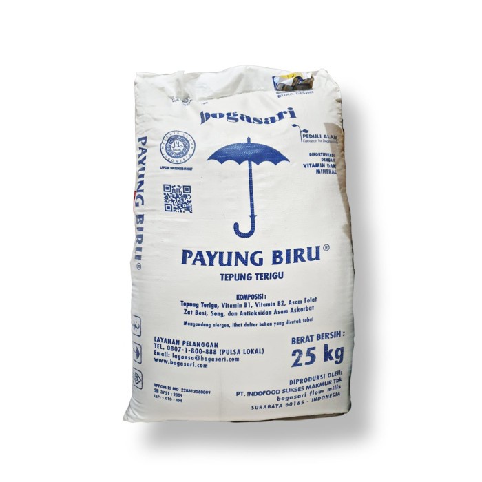 

Tepung Terigu Cap Payung Bogasari (Repack) 1 Kg