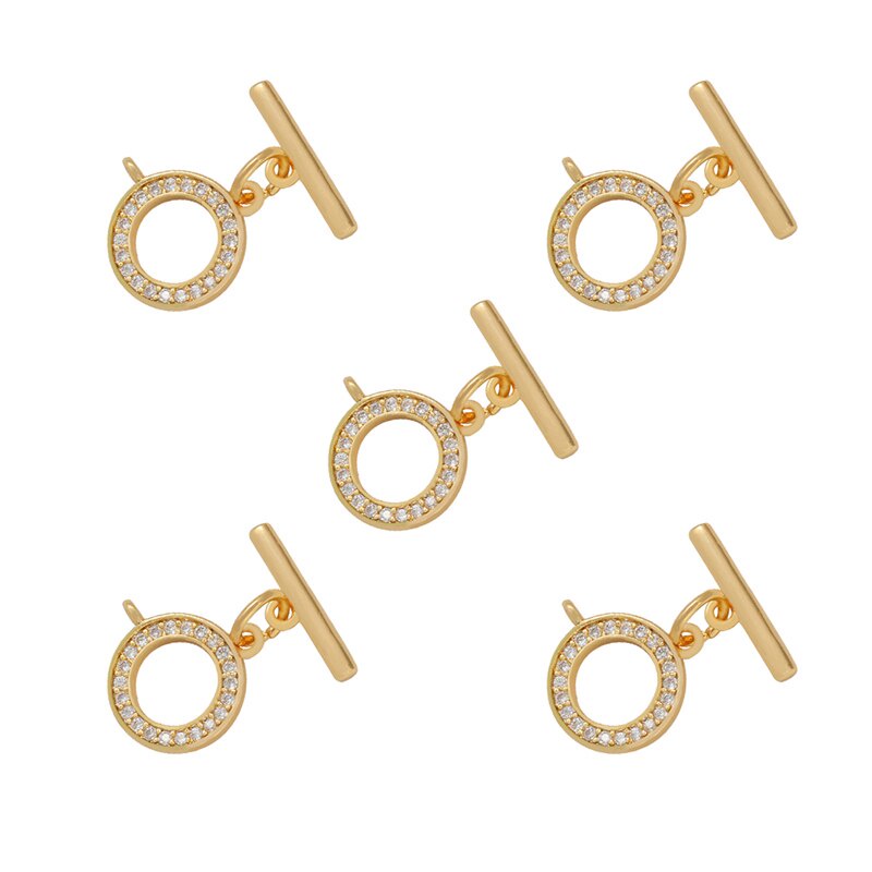 18K Gold Plated Gold Bracelet Clasps Hooks for Bracelet Necklace Connectors DIY Jewelry Making Supplies