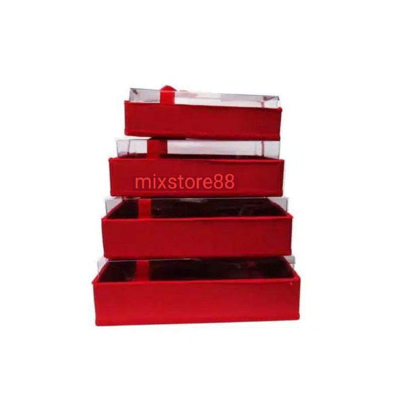 

kotak mika set isi 4 pc. tinggi mika 17, 18, 19, 20cm