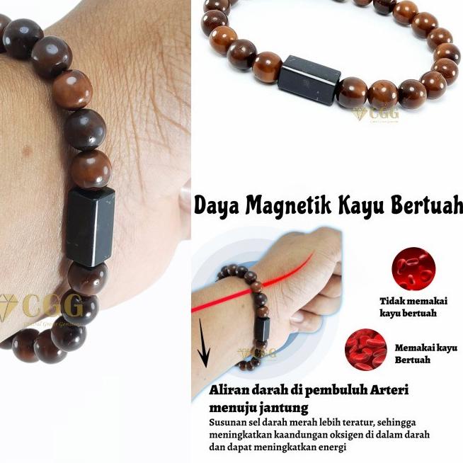 COD✔️Gelang Kaukah Black Jade Asli Gelang Kesehatan Original|KD8