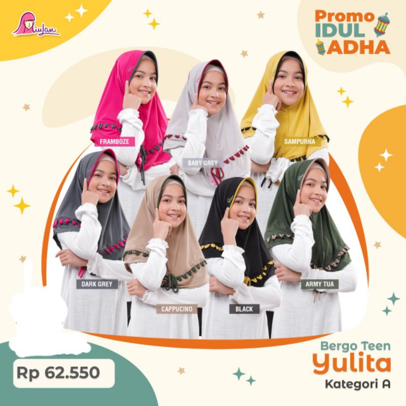 Jilbab Anak | AUREL | YULITA | VIONY | Original