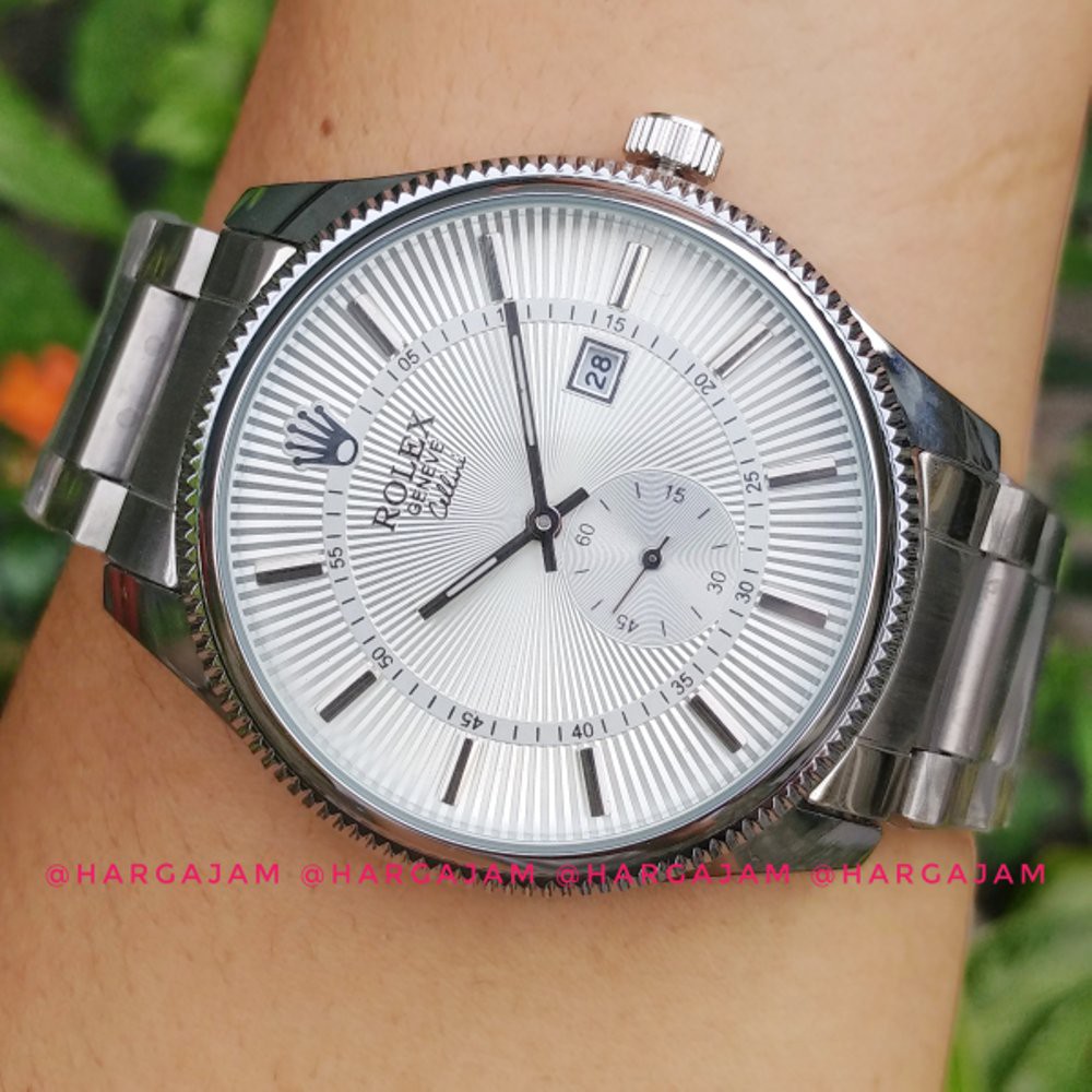 Elegan Jam Tangan Pria Rolex Geneve Cellini 2053 Chrono Detik
(hargajam cowok)