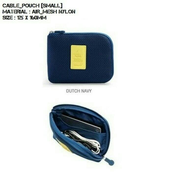 Cable Pouch KECIL - Hp &amp; Accessories Organizer Bag - 3 Warna Pilihan