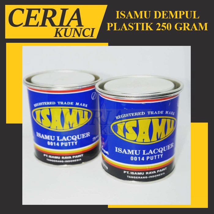 Dempul Plastik ISAMU 250 gram Dempul Body Motor Mobil High Quality
