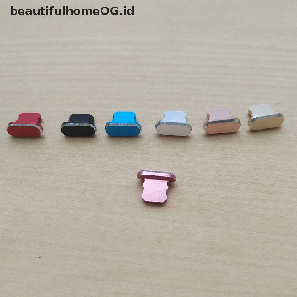 Plug Port Charging Mini Anti Debu Bahan Metal Untuk iPhone