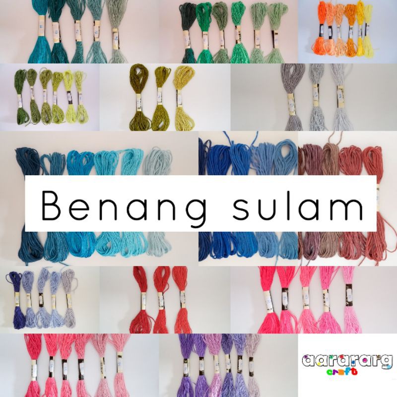 BENANG SULAM IMPORT / EMBROIDERY PART 4