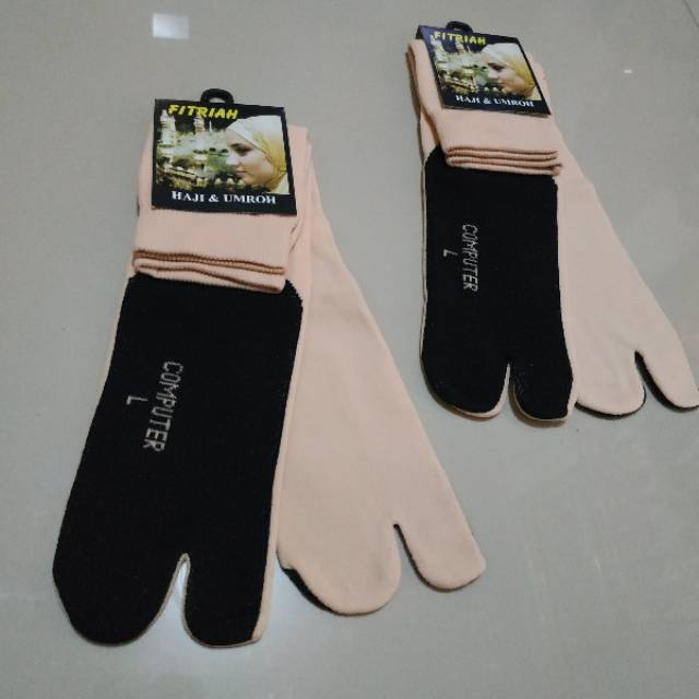 Kaos Kaki Hijab Cream Polos,  Cream Polkadot, Kaos Kaki Hijan Crem Polkadot,