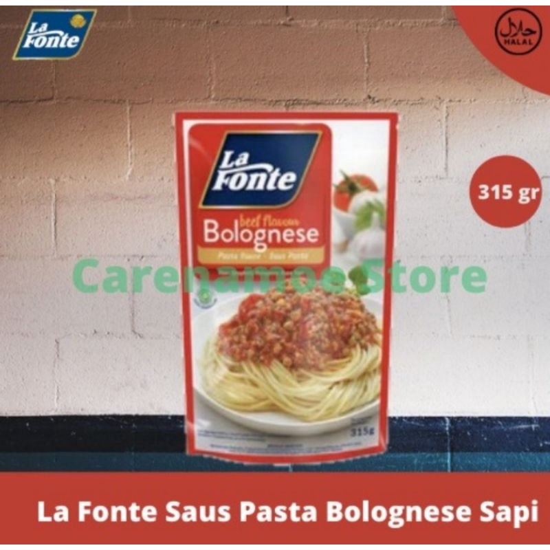 

Saus Pasta Bolognese 315gr