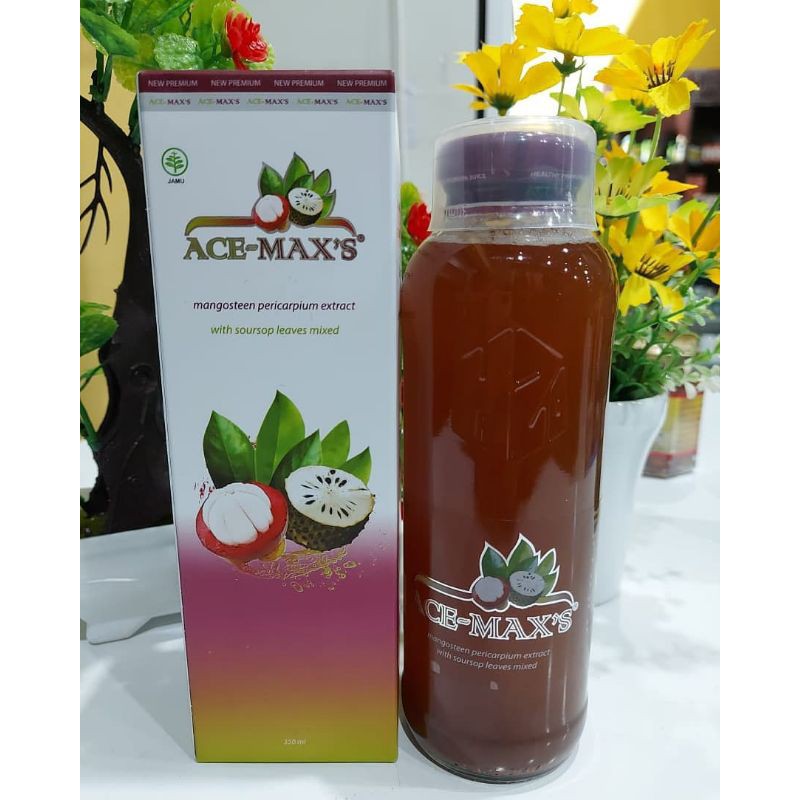

ACE MAXS ektrak kulit manggis dan daun sirsak