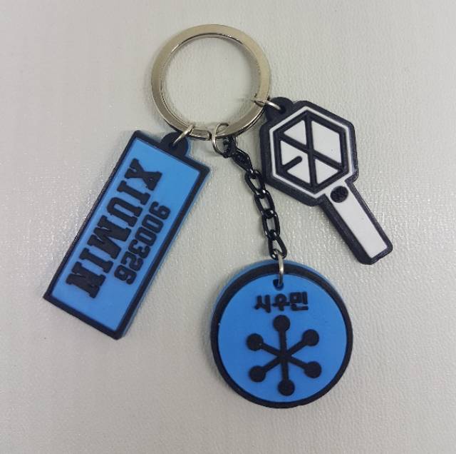 EXO GANTUNGAN KUNCI EXO KPOP LIGHT STICK KEYCHAIN EXO LIGHTSTICK