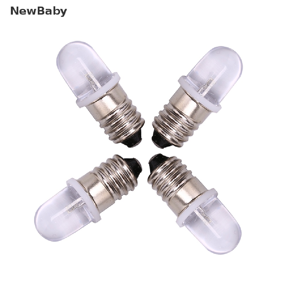 5pcs Bohlam Lampu Led E10 DC 3V 4.5V Untuk Instrumen