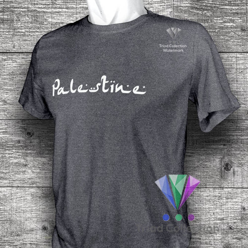 Kaos Dakwah Islami Palestine | Baju Tshirt Distro Muslim Premium - Triad 452-ABU MISTY