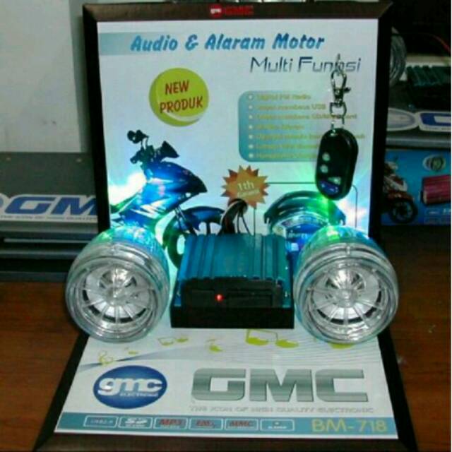 Audio Alarm Radio Motor Multi Fungsi