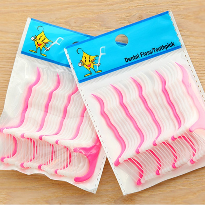 25pcs Dental Floss Benang Pembersih Gigi / Dental Floss Higienis