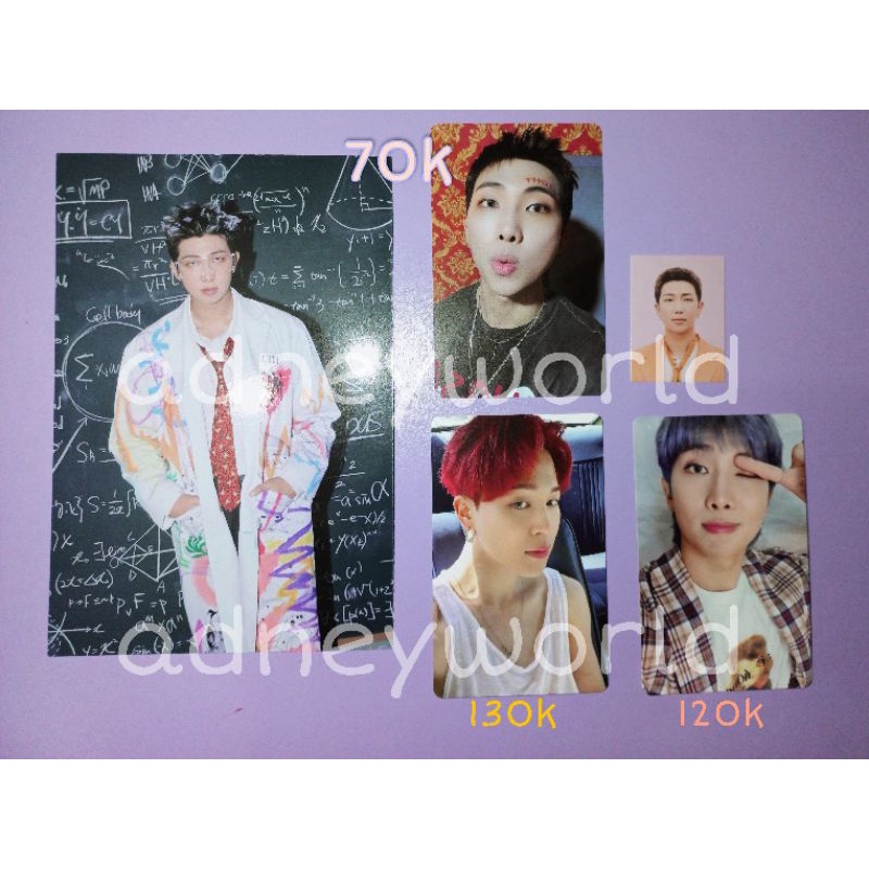 Photocard pob jimin butter namjoon be essential sg22 namjoon set