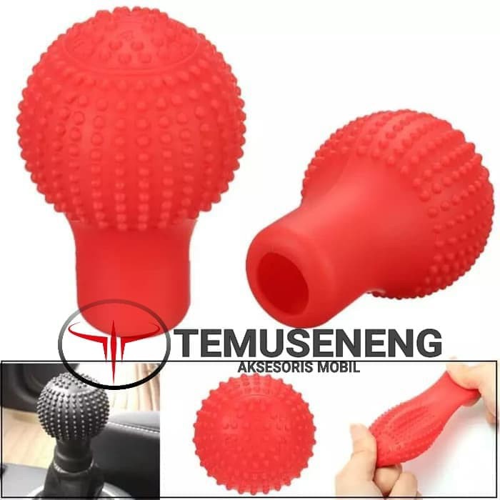 Cover Knob Merah Red Tuas Gigi Manual Sarung Silicone Silikon Karet