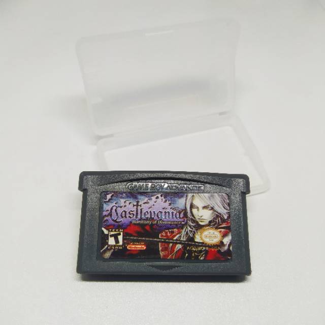 Kaset Gameboy Advance GBA Castlevania Harmony of Dissonance Nintendo DS lite NDS Cartridge Retro