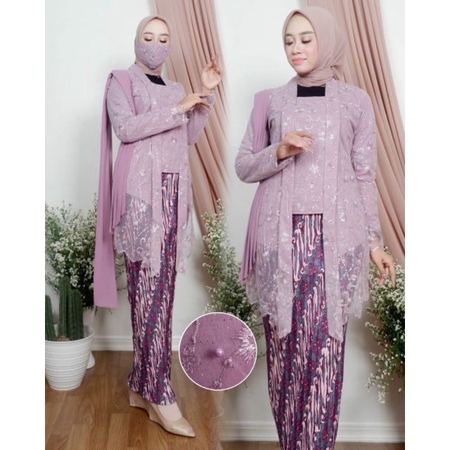 Set Kebaya Melayu / Kebaya Kutu Baru / Kebaya Salendang / Kebaya Lamaran / Kebaya Wisuda / Kebaya Modern / Kebaya Couple / Kebaya Cantik