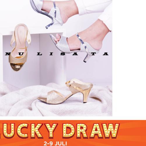 ☇ NunuLisaTan - High Heels Murah Pesta Wanita LIS TENGAH PASIR ❂