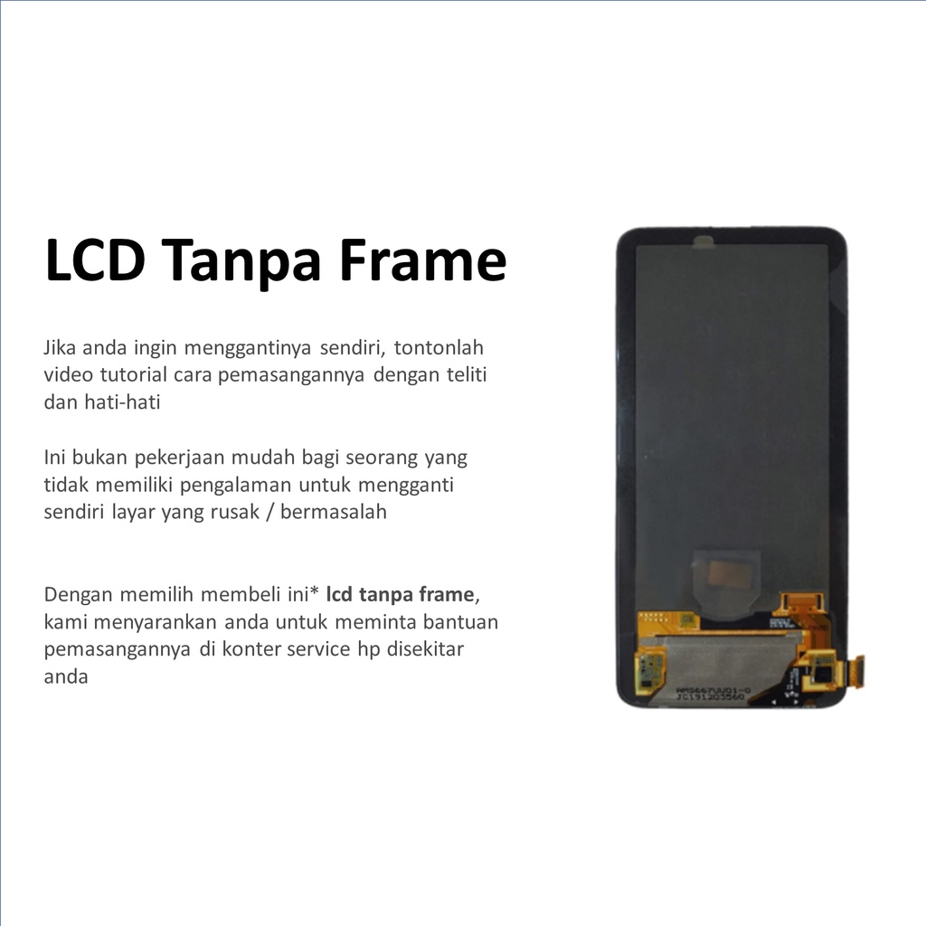 [ CHECK.ID ] LCD + FRAME XIAOMI POCOPHONE POCO F2 PRO ORIGINAL SERVICE PRODUCT