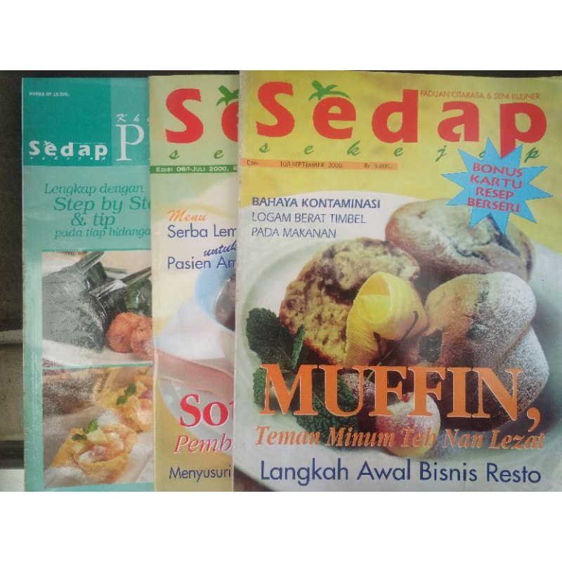 Majalah Sedap Majalah Jadul Majalah Bekas Makanan Minuman Kuliner PRELOVED