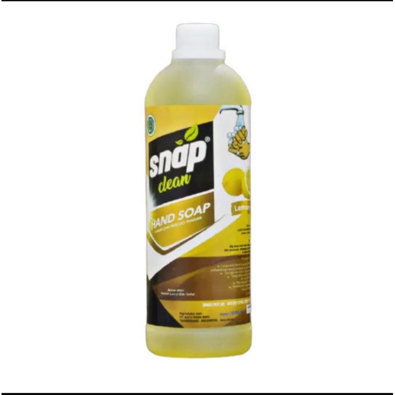 sabun cuci tangan hand soap snap clean 1L