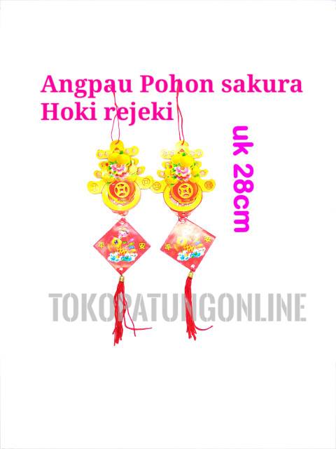 Angpau Pohon Sakura Yenpao Dewa Rejeki