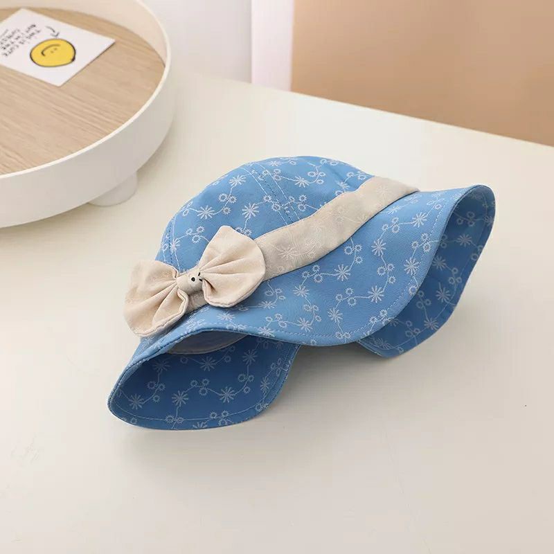 Jane Ribbon Hat / Topi anak Perempuan / Topi pantai Anak