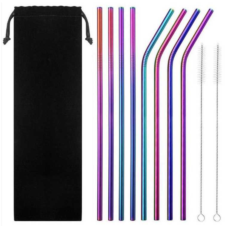 

Sedotan Stainless Steel Bending Straw Capillary 8PCS - FDS645