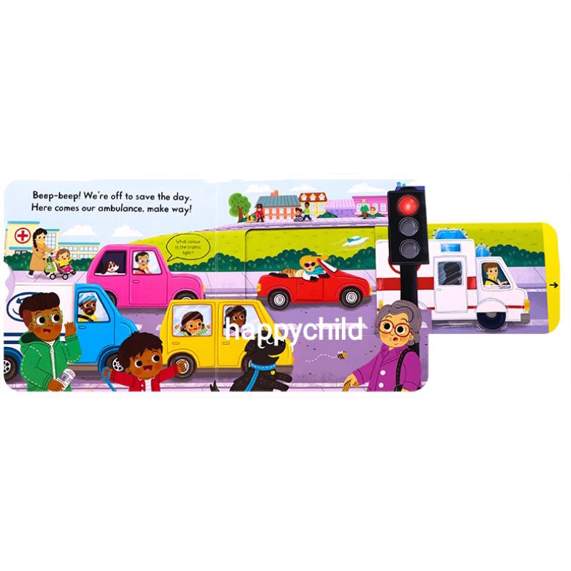 original busy Ambulance buku Campbell board book buku anak buku happychild
