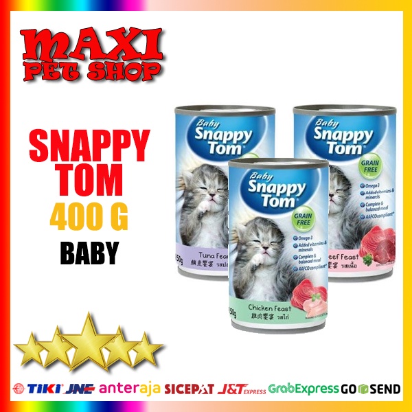 SNAPPY TOM Baby Kitten 400g Makanan Kucing SNAPPY TOM