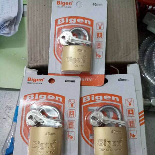 Gembok Kuning 40mm Bigen