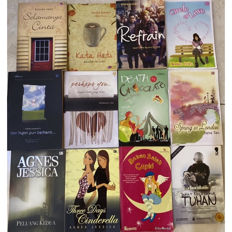 Novel (Selamanya Cinta, Kata Hati, Refrain, Circle of Love, Perhaps You, Death by Chocolate, Spring 