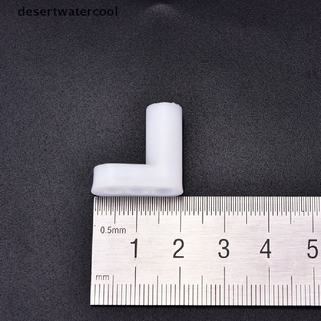 Deid 10 / 20 / 50pcs Mount PCB Bentuk L 20mm Bahan Plastik Tanpa Sekrup