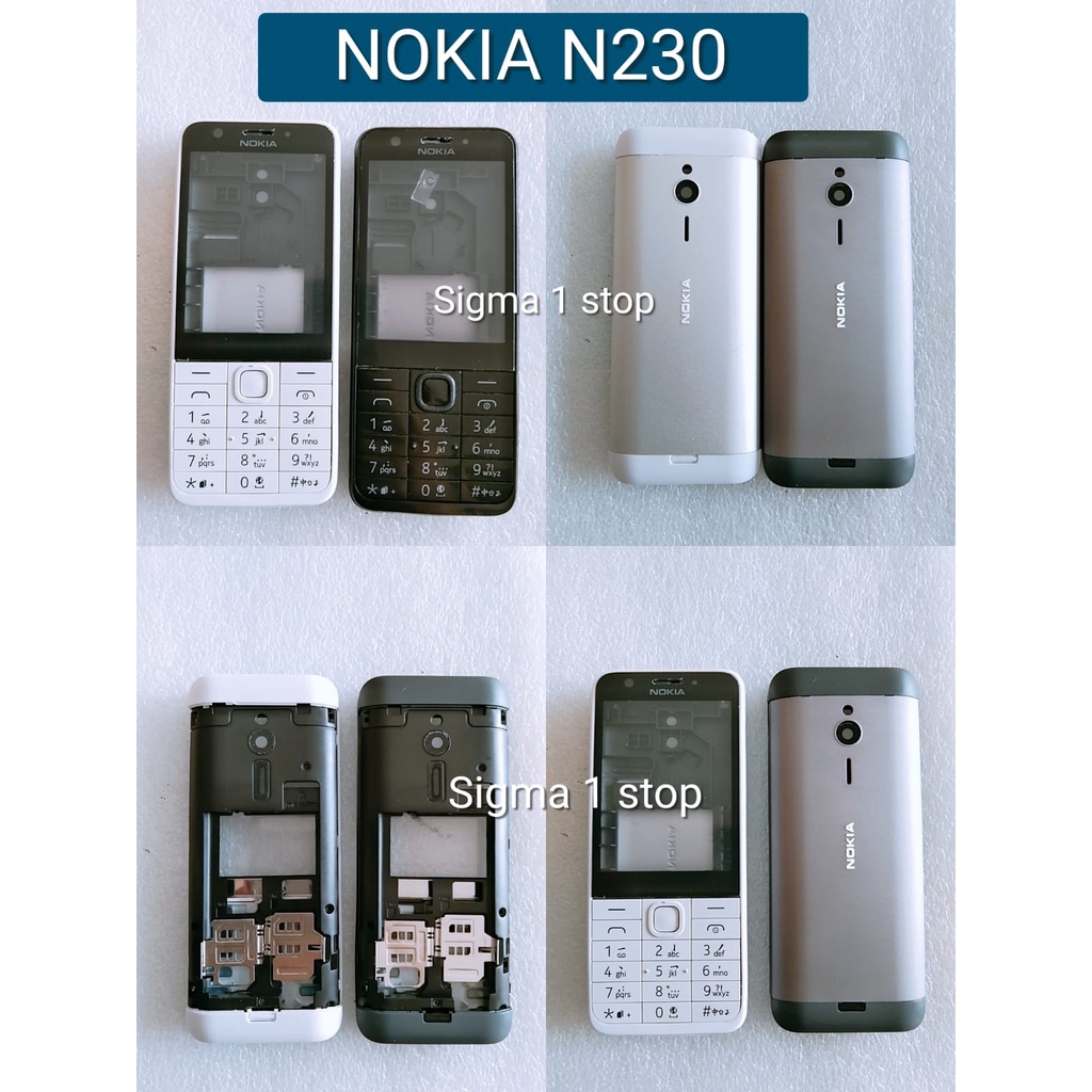 NOKIA N230 CASING 230 RM1172 + TULANG  HOUSING  KESING JADUL CASE