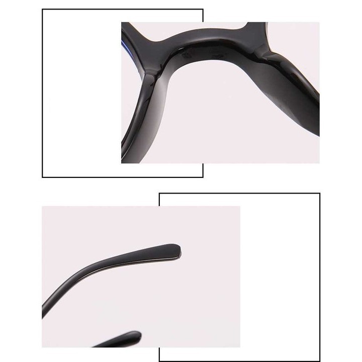 Retaily K403 Kacamata Bulat Wanita Kacamata Unisex Fashion Korea