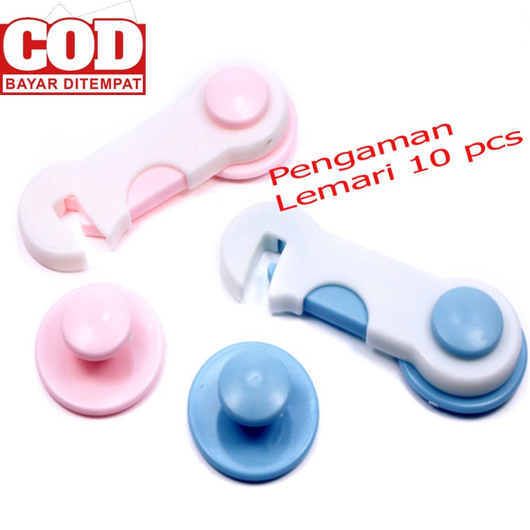 Pengaman Laci Lemari Pintu Perabotan Dari Bayi 10Pcs