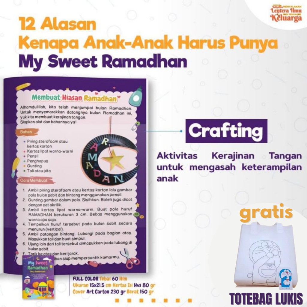 MY SWEET RAMADHAN / BUKU AKTIVITAS ANAK RAMADHAN ANAK