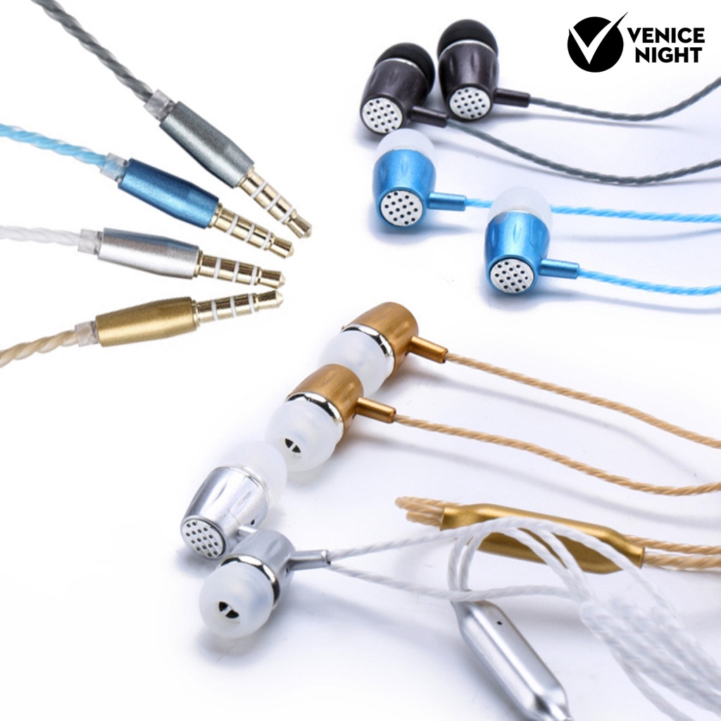 (VNEP) (Berkabel) Earphone In ear Heavy Bass Dinamis Dengan Fitur Noise Reduction Untuk Gaming