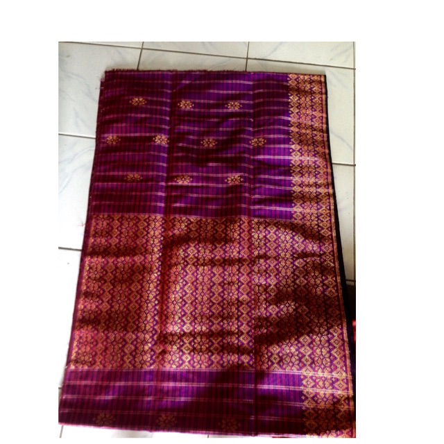Songket mesrais bima+selendang asli tenun bima NTB