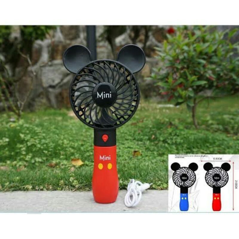 KIPAS ANGIN PORTABLE MIC-KEY MIN-NIE MOUSE/KIPAS ANGIN MINI/MOTIF ALPUKAT/BEAR KIPAS ANGIN TANGAN PORTABLE DISNEY